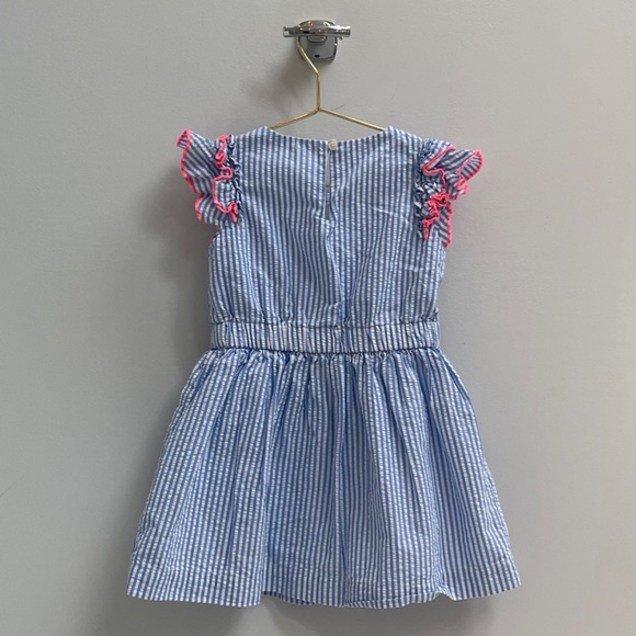 J. Crew Factory Girls' Seersucker Dress [3] - Picture 2 of 3